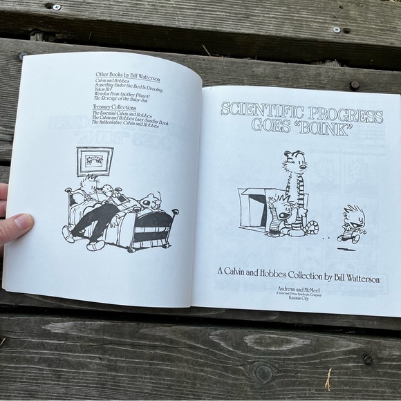 Calvin & Hobbes 3 Book Vintage Collection By Bill Watterson - Picture 10 of 16